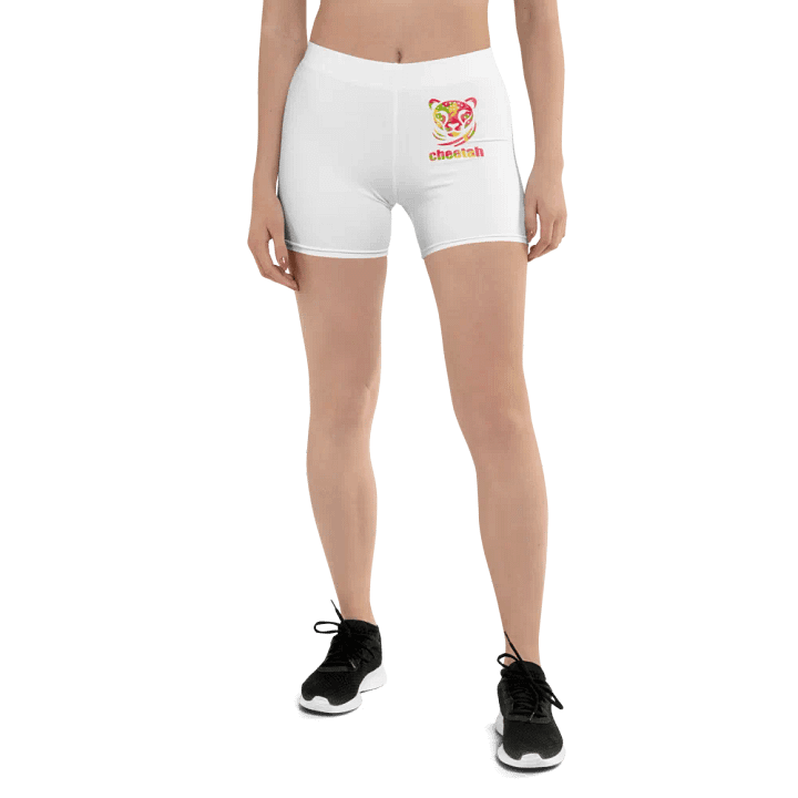 Cheetah tropical shorts product image (1)