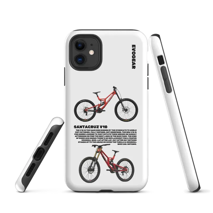 White Santa Cruz V10 iPhone Case product image (1)