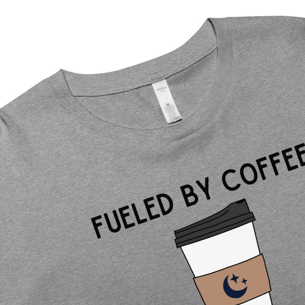 Fueled By Coffee & Chaos Cropped Top product image (4)