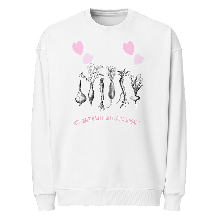 Hand-Drawn Carrot Love Organic Sweatshirt product image (1)