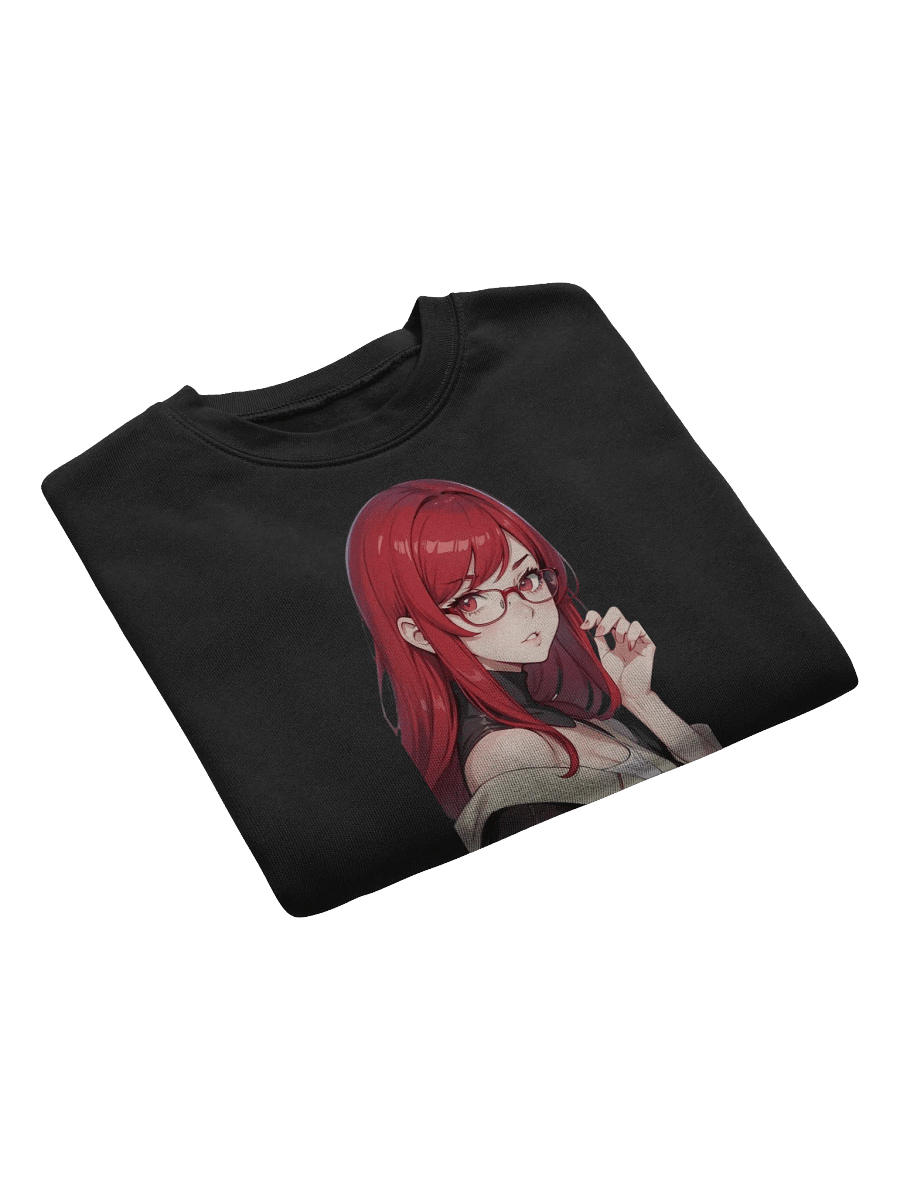 (Red WAIFU) K Crop Sweatshirt product image (7)