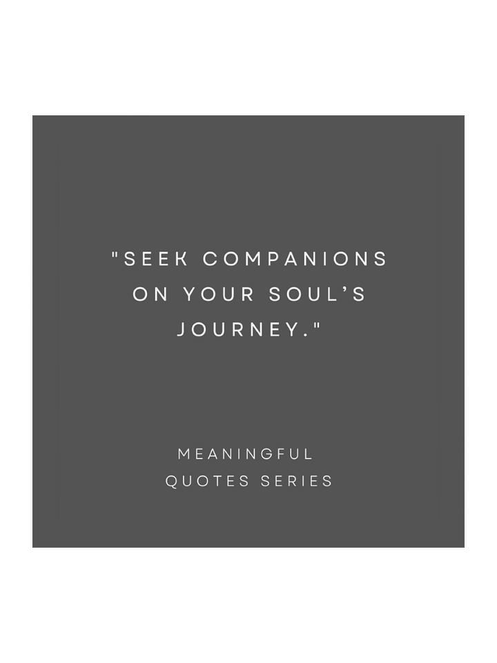 Seek Companion In Soul's Journey . product image (1)