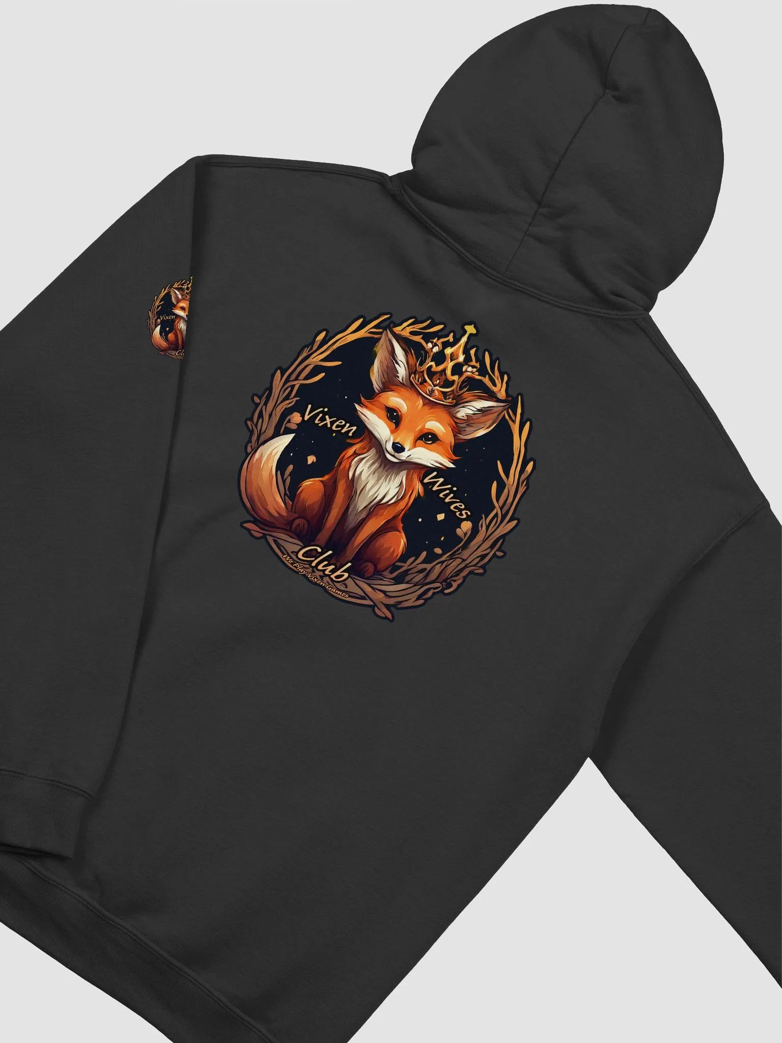 Vixen Wives Club Royal Vixen Back Print Hoodie. product image (41)