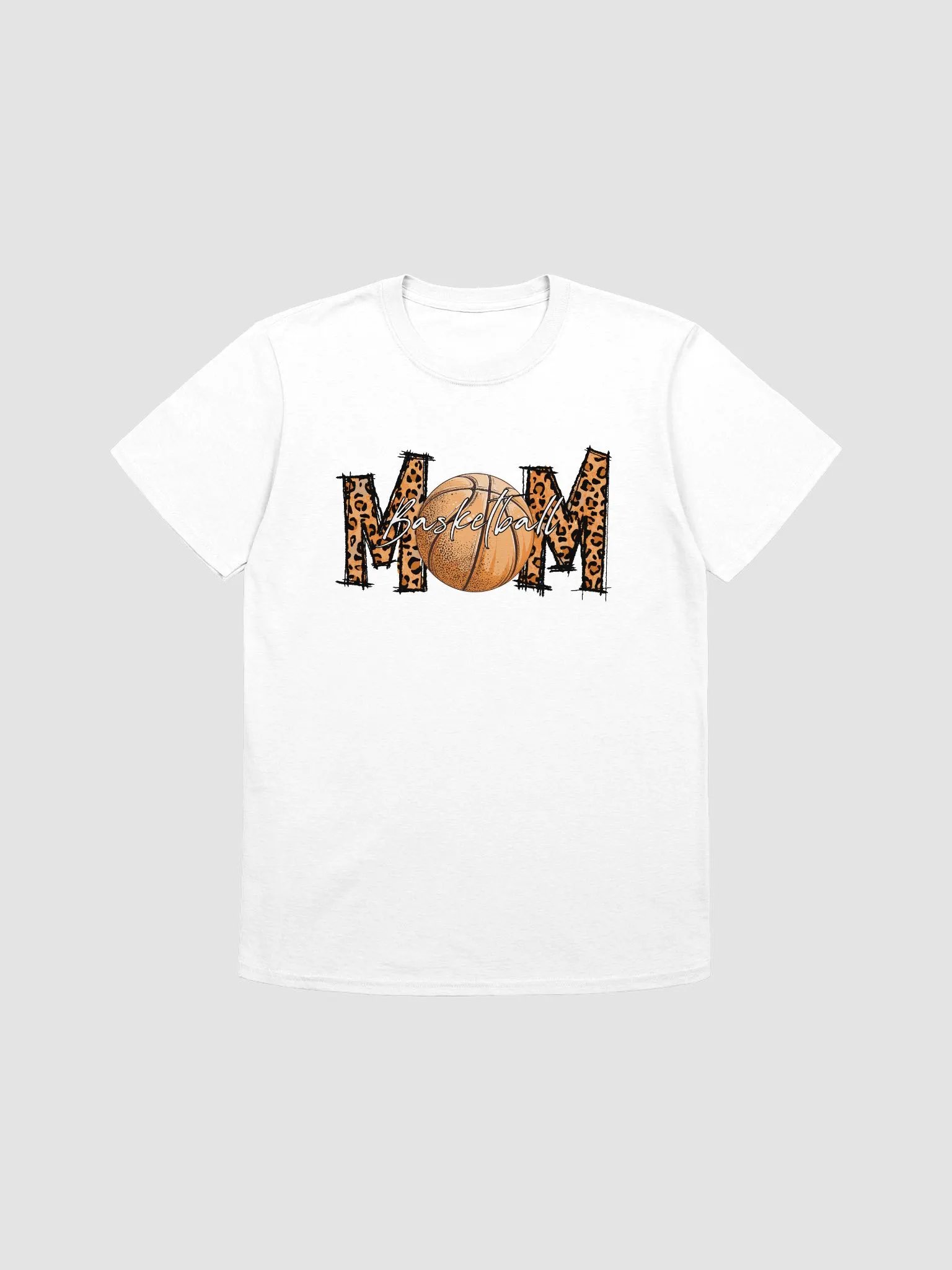 Leopard Print Basketball- Graphic T-shirt product image (3)