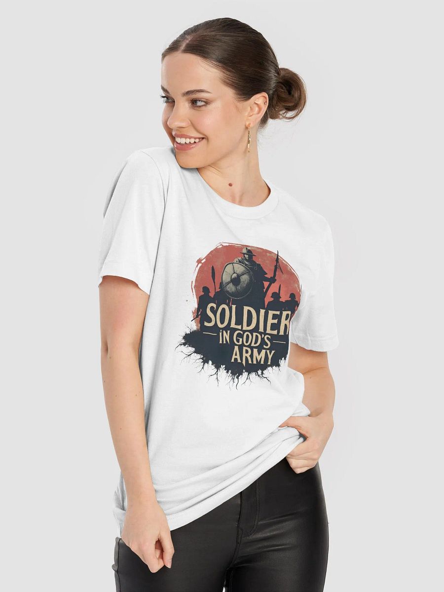 Soldier in God's Army: A Christian Warrior T-Shirt product image (37)
