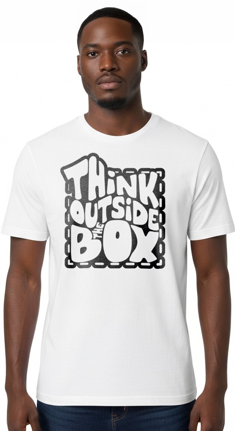 Outside the Box Minimalist Art Tee product image (1)