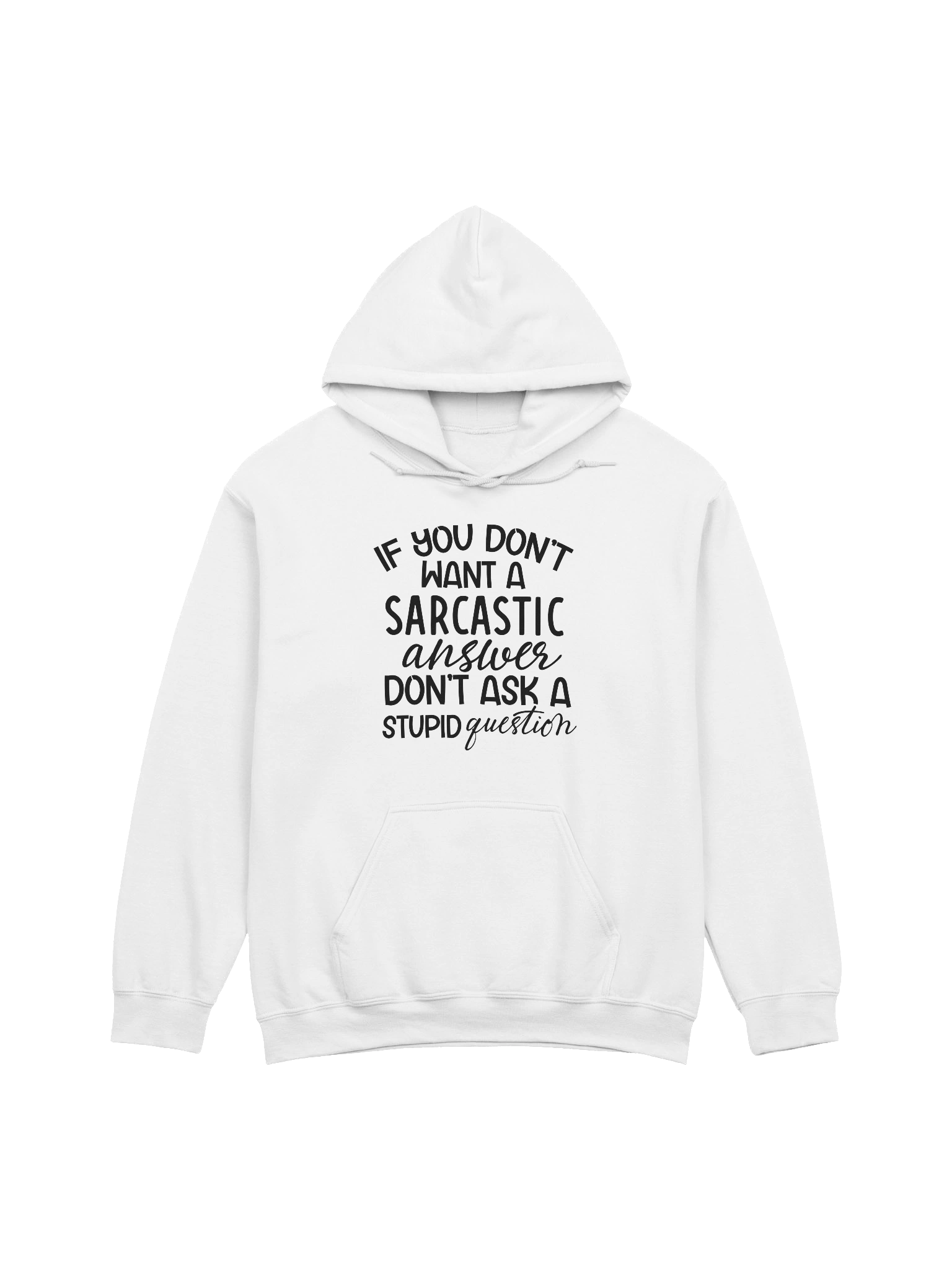 Sarcastic Answers & Stupid Questions Hoodie product image (17)