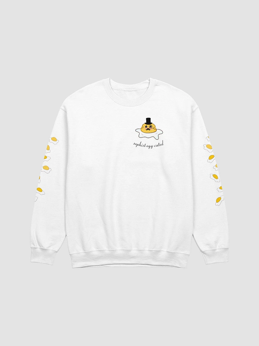 Sophist-Egg-Cated | Unisex Crewneck Sweatshirt product image (5)