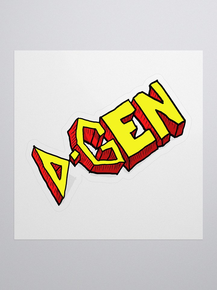 D-gen sticker red product image (1)