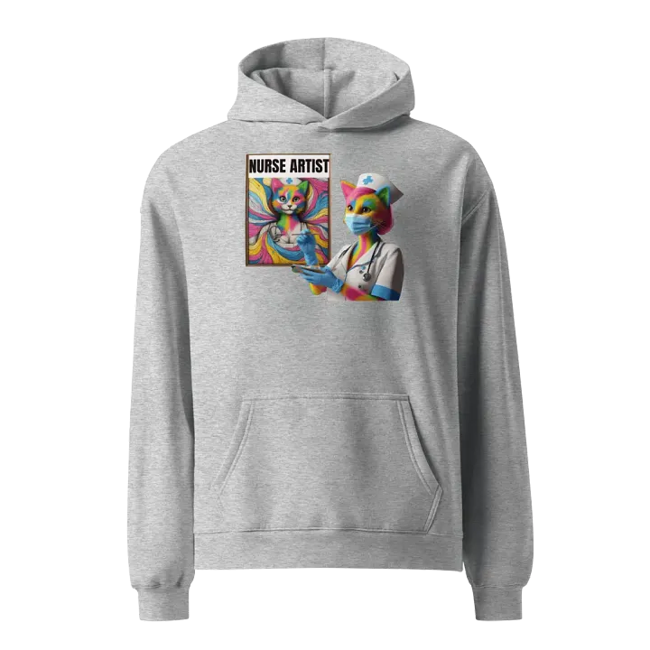 Whimsical Nurse Artist Oversized Hoodie product image (3)