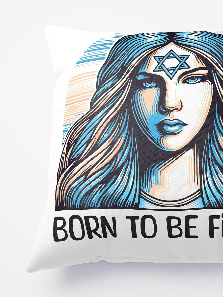 Born to Be Fierce Jewish Woman Pillow product image (4)