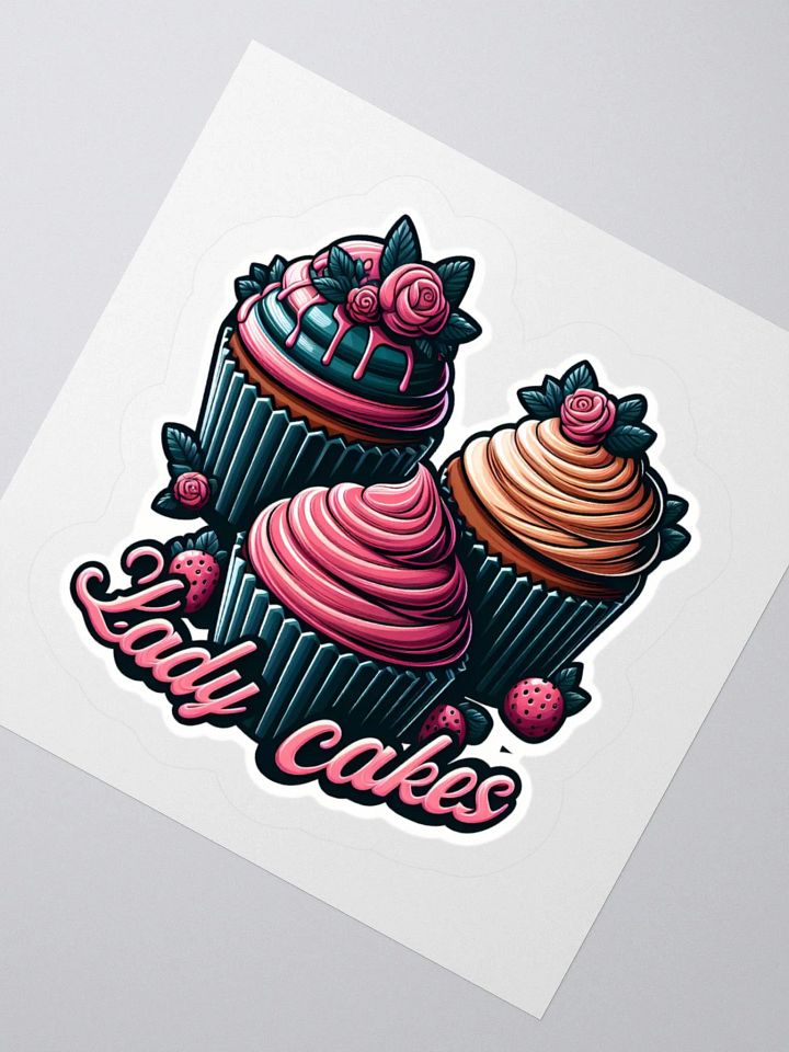 Lady Cakes Kiss Cut Stickers Set product image (4)