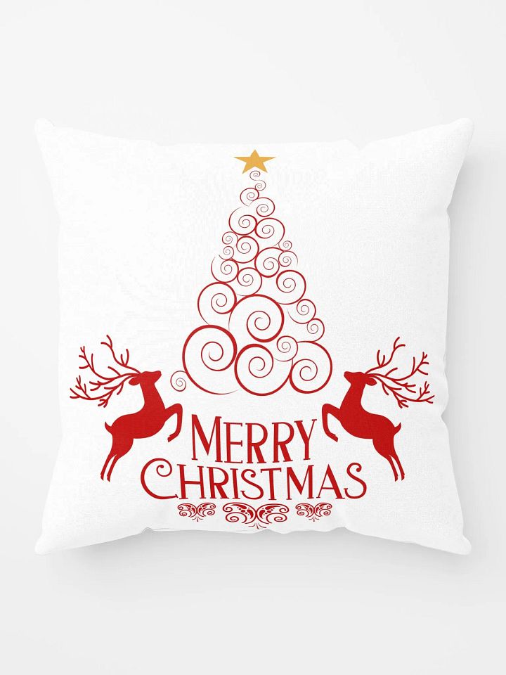 Merry Christmas Swirls Pillow product image (1)