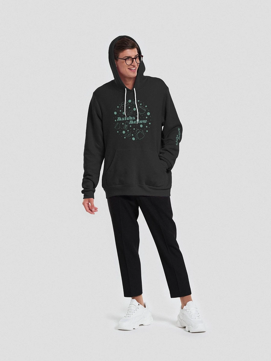 MatchaMellow Hoodie circle logo with teal logo product image (9)