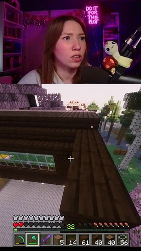 oops? 
#venhallia #Twitch #minecraft #mc #mcbuilding #minecraftbuilding #newbie #youdied #learntocrouch #twitchcommunity #gam...