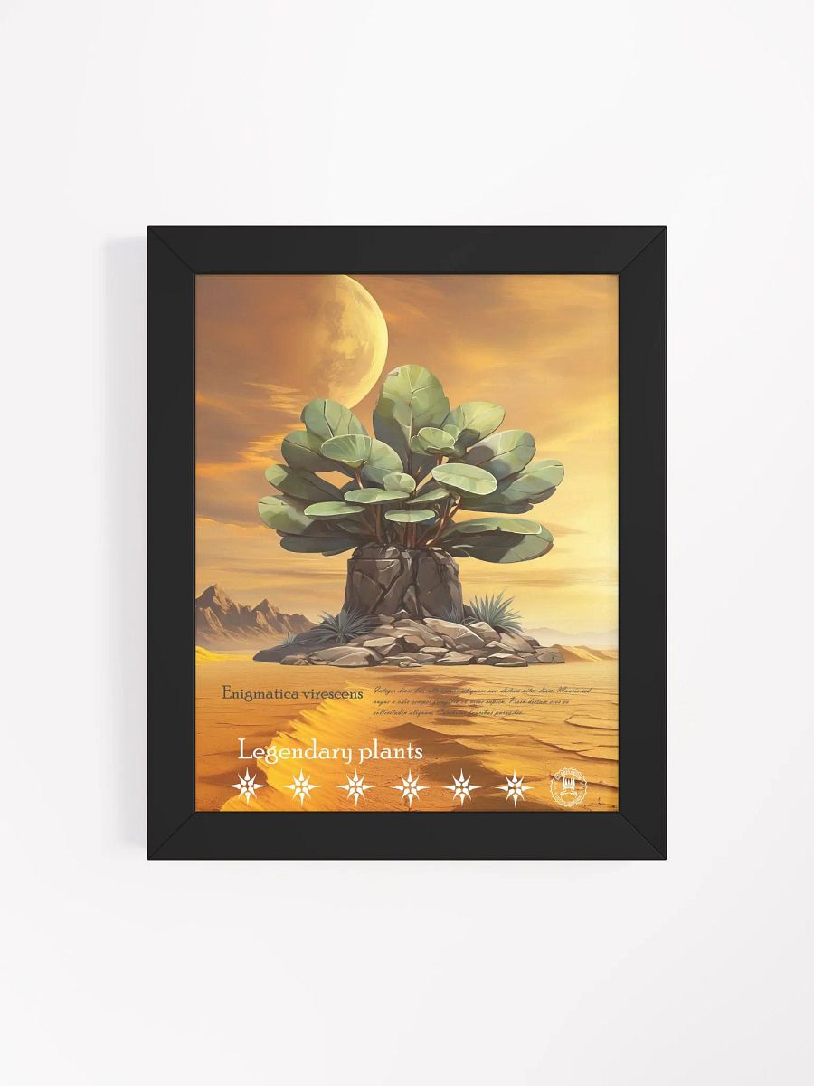 Flora of the Cosmos: Botanical Posters of Alien Arid Plants, Enigmatica virescens product image (5)