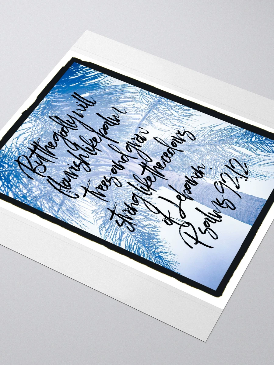 Psalm 92:12 Sticker product image (3)