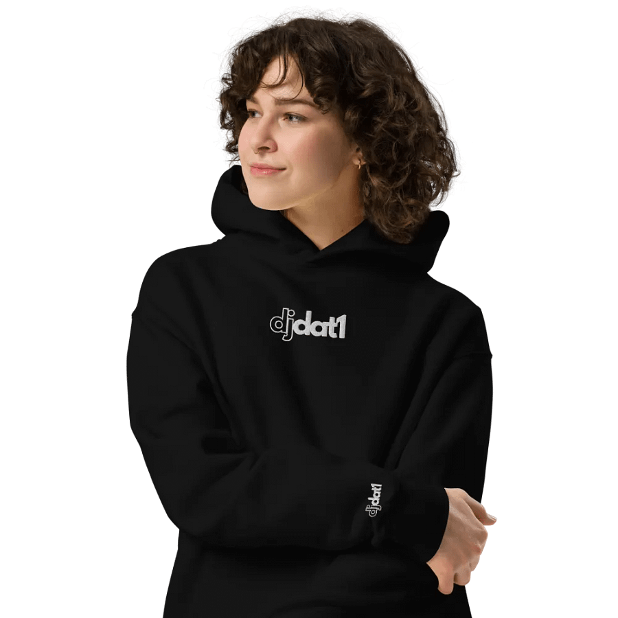 [DJDAT1] Premium Hoodie w/ Embroidered Logo (white logo) product image (20)