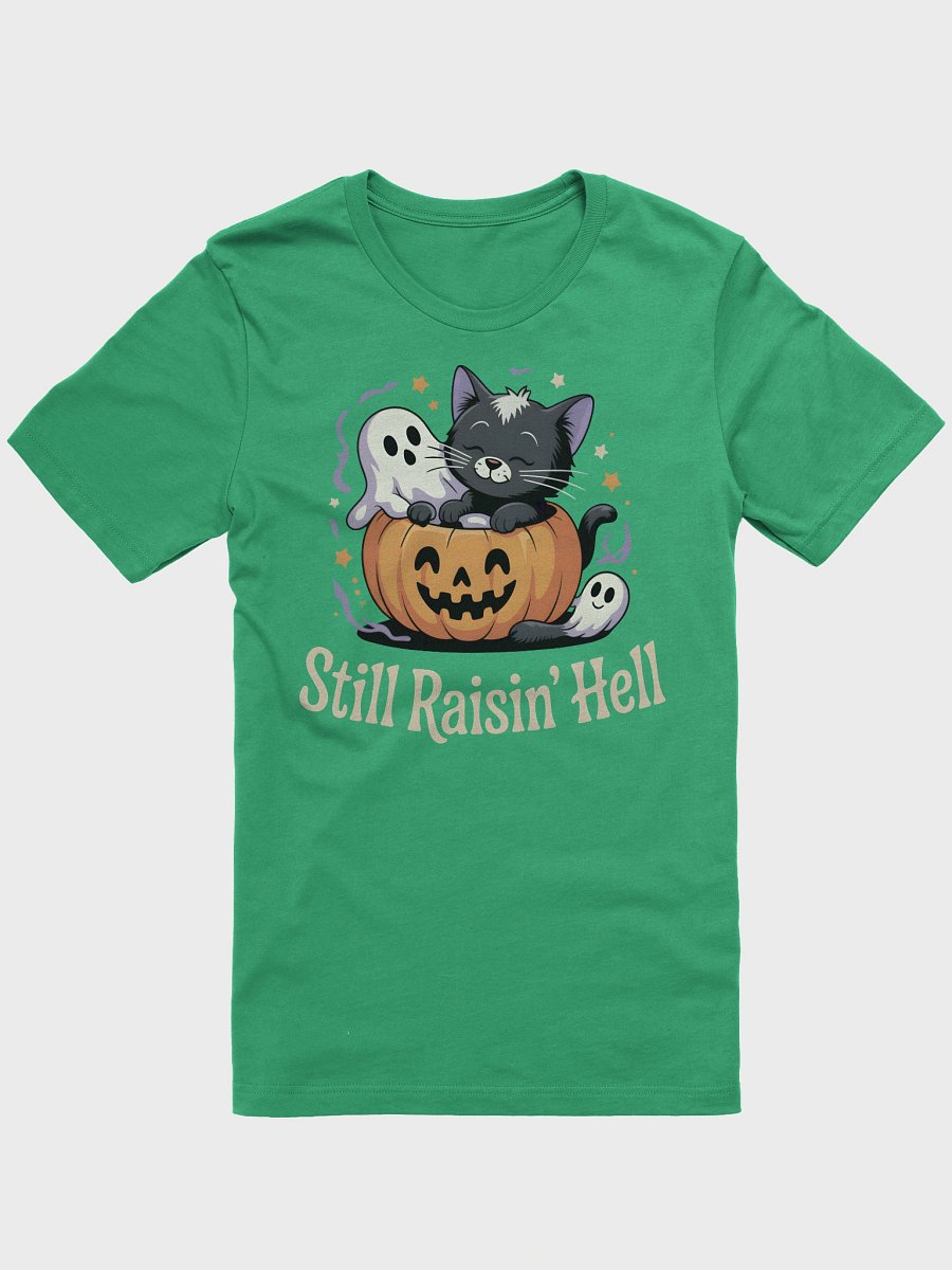 Raisin' Hell Halloween Kitty T-Shirt product image (4)