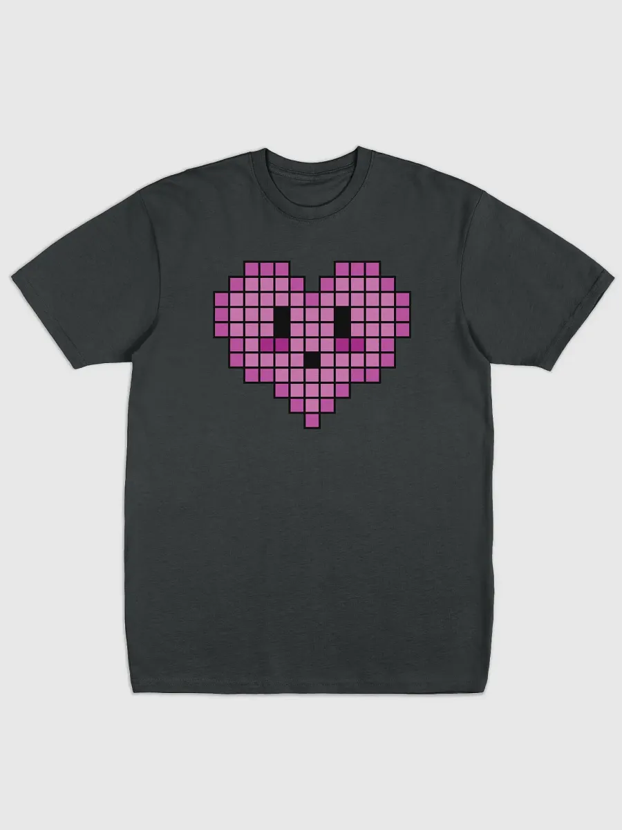 Pink Heart Premium Heavyweight Tee product image (1)