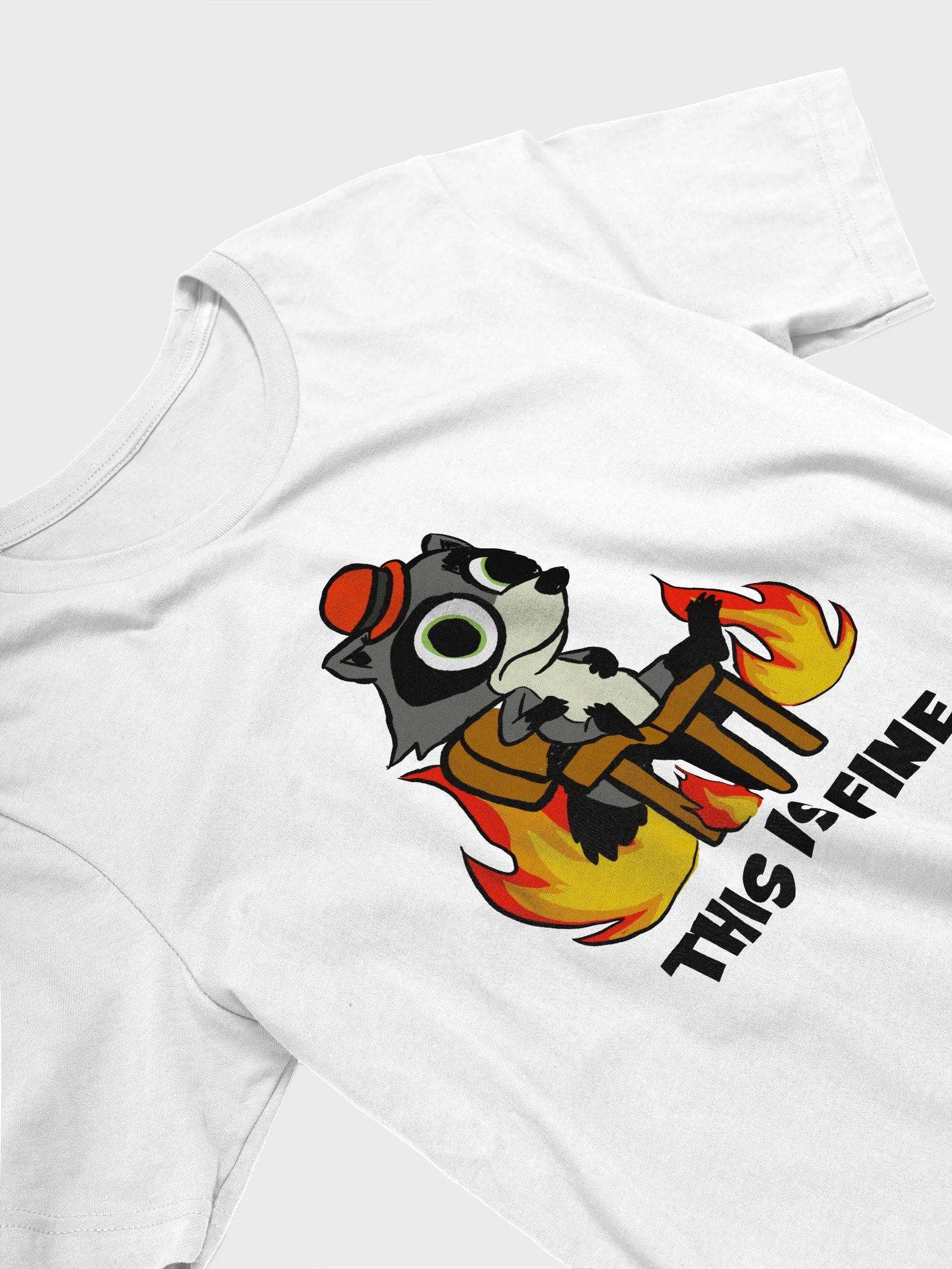 This is Fine Bella Canvas Shirt (White) product image (3)