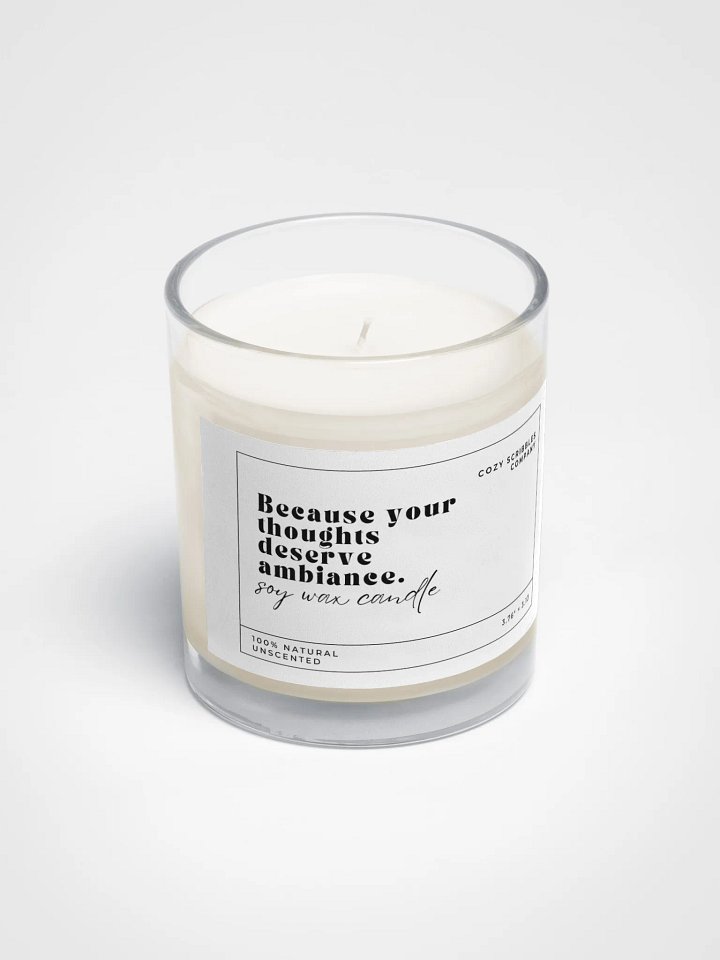 Because Your Thoughts Deserve Ambiance Candle product image (2)