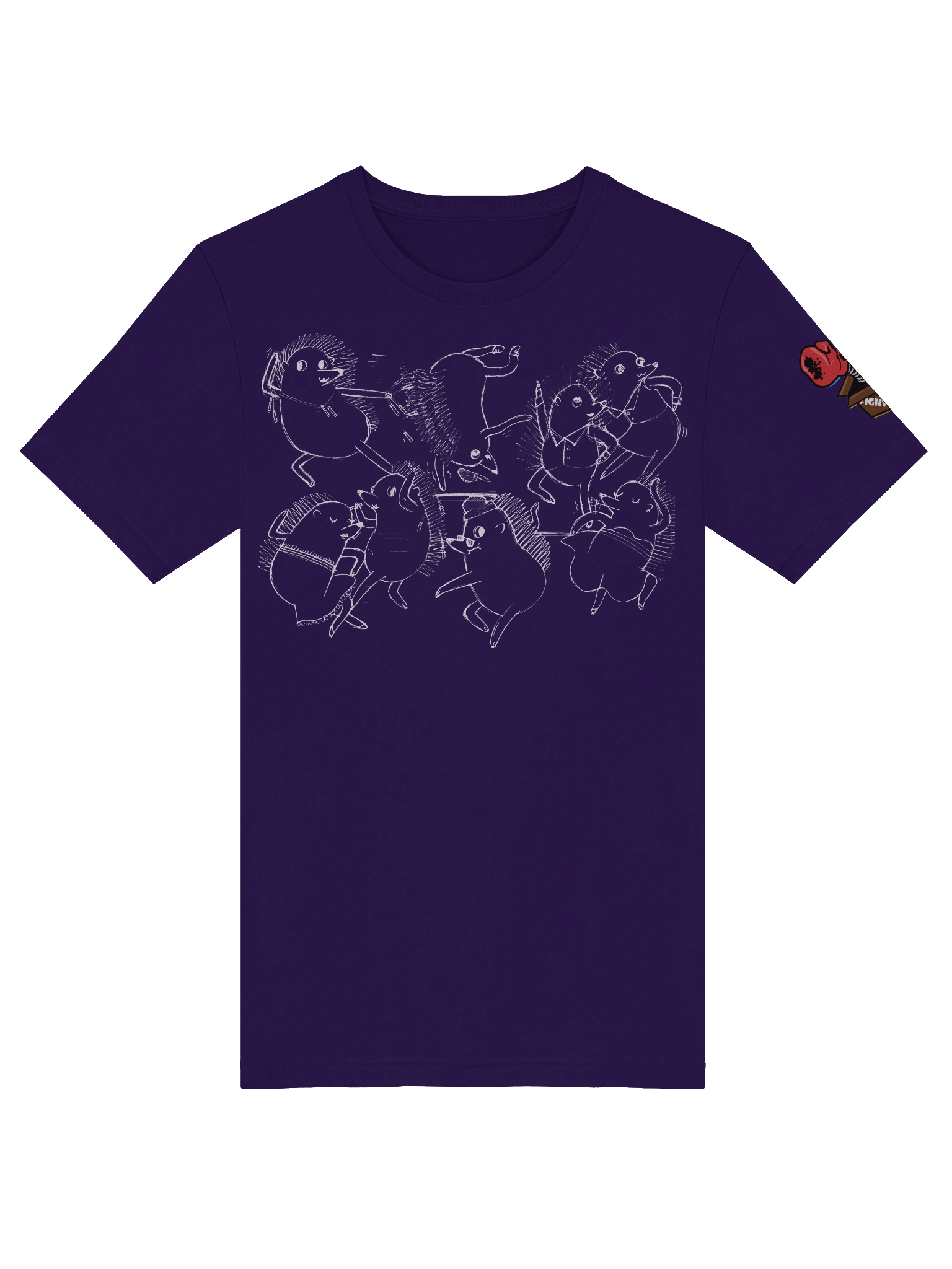 Hedgehog Dance Battle – Hedgehog Hop Sketch T-Shirt product image (17)