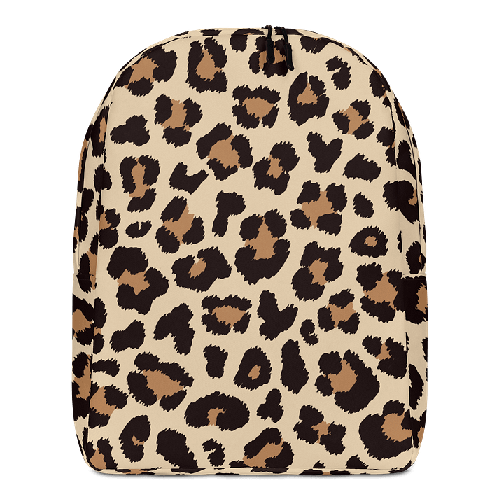 Wild Elegance Leopard Print Backpack product image (1)