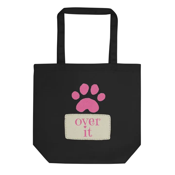 Over It Paw Tote Bag product image (1)