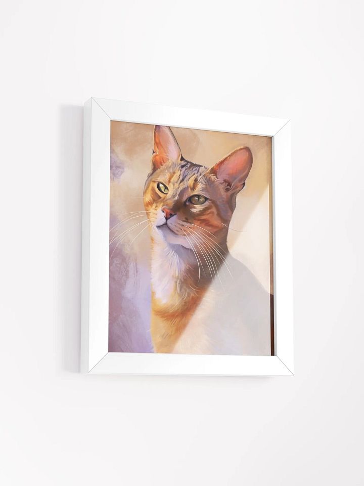 Whiskered Reflections Framed Poster product image (2)