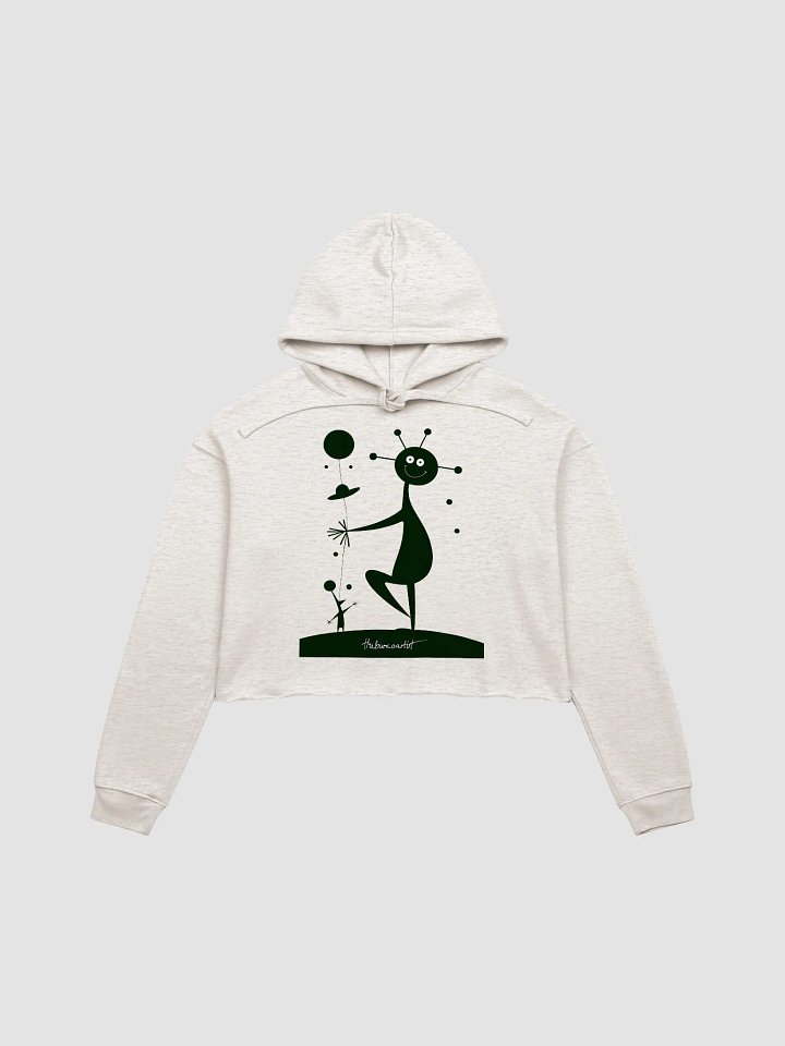 Bella+Canvas Fleece Crop Hoodie product image (2)