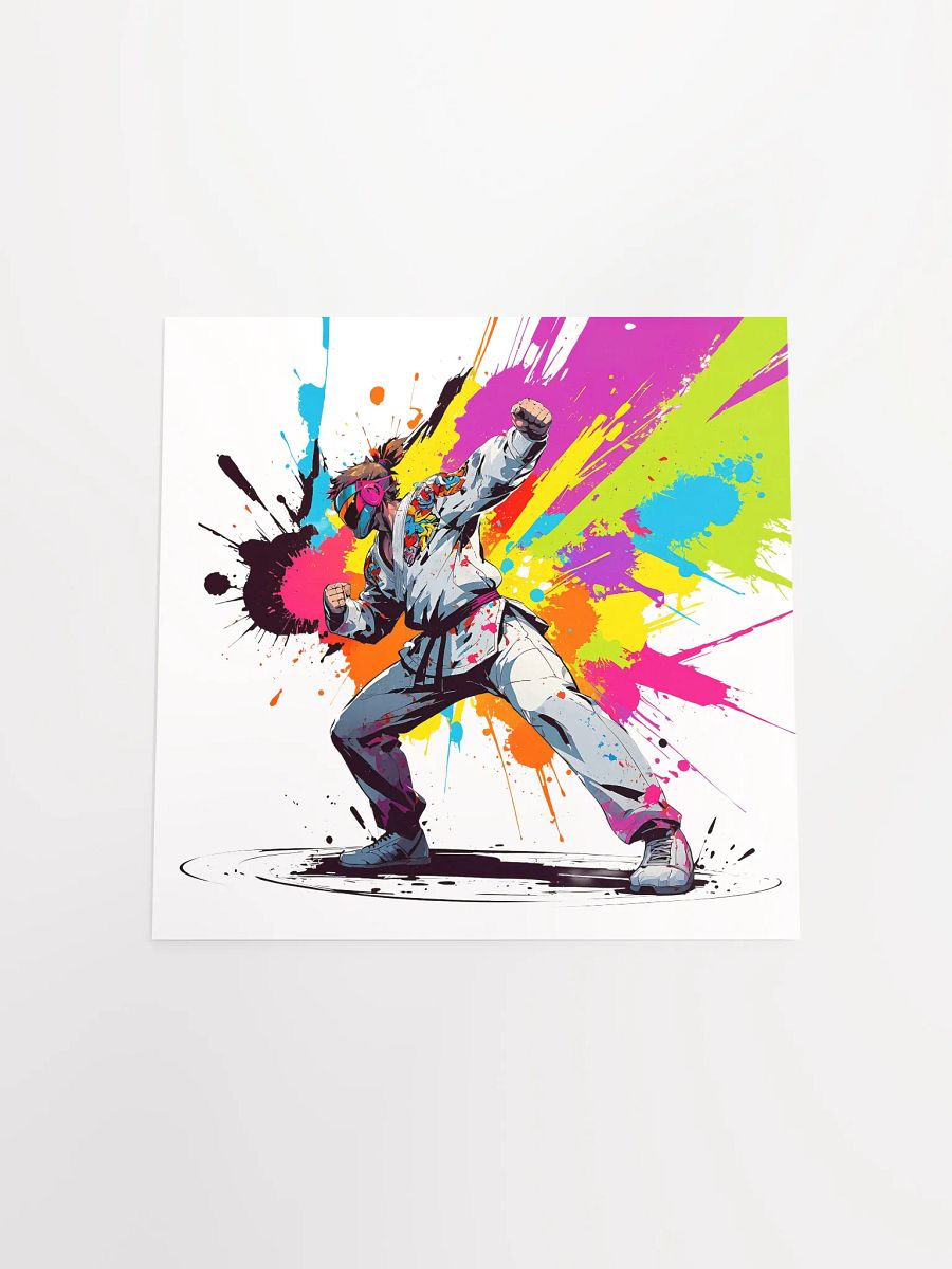 Enhanced Matte Paper Poster (in) ( D_0144_Color Kick Taekwondo Boy of the Streets ) product image (16)