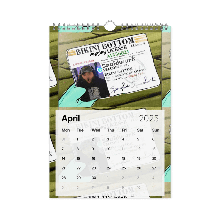 Squidwork 2025 Calendar product image (1)