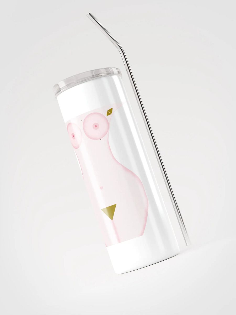 Natural Beauty Eco-Friendly Stainless Steel Tumbler with Reusable Straw product image (3)