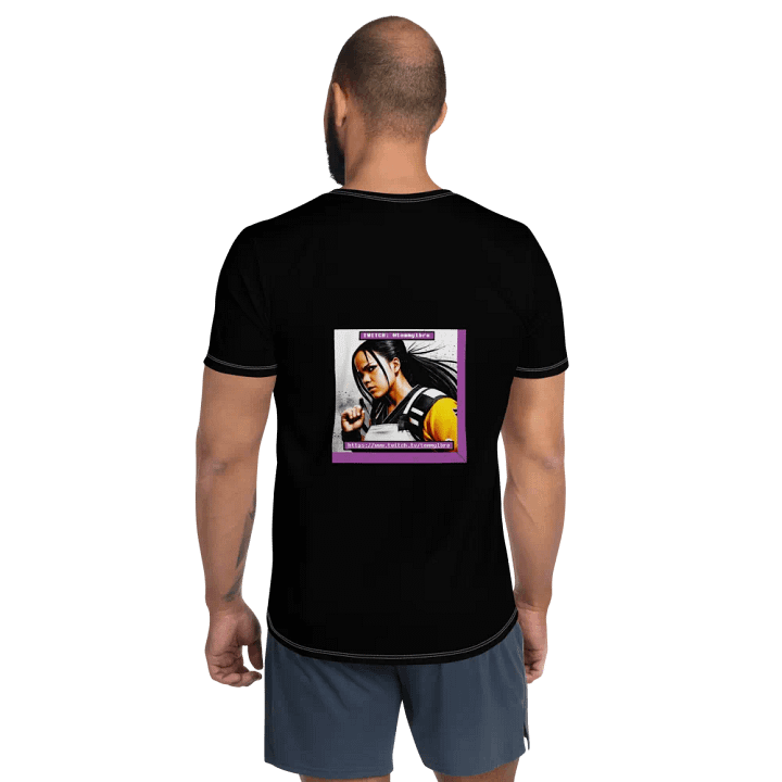 Determined Warrior All-Over Print Athletic T-Shirt product image (2)