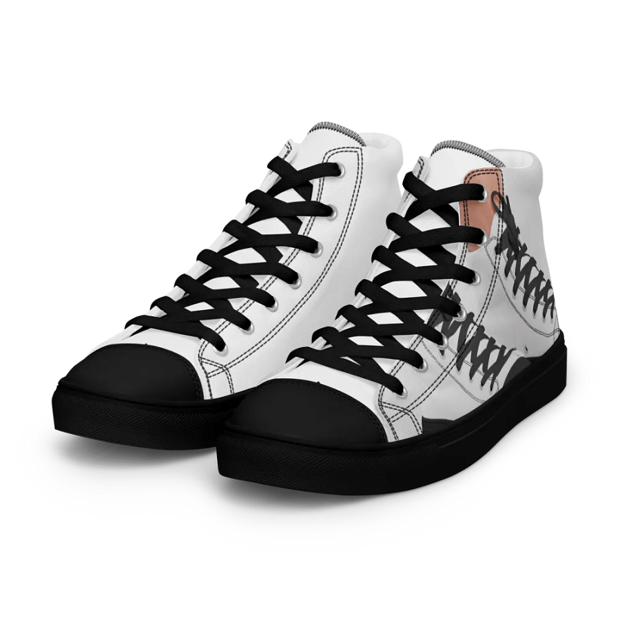 Men's High Top Canvas Shoes 5, 5.5, 6, 6.5, 7, 7.5, 8, 8.5, 9, 9.5, 10, 10.5, 11, 11.5, 12, 12.5, 13Size guide product image (4)