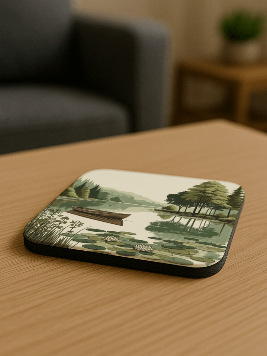 Lily Lake Cork Coaster product image (6)