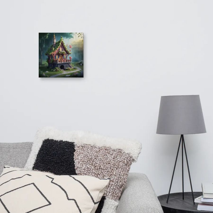 Watercolour Fairy House Art - v14 product image (10)