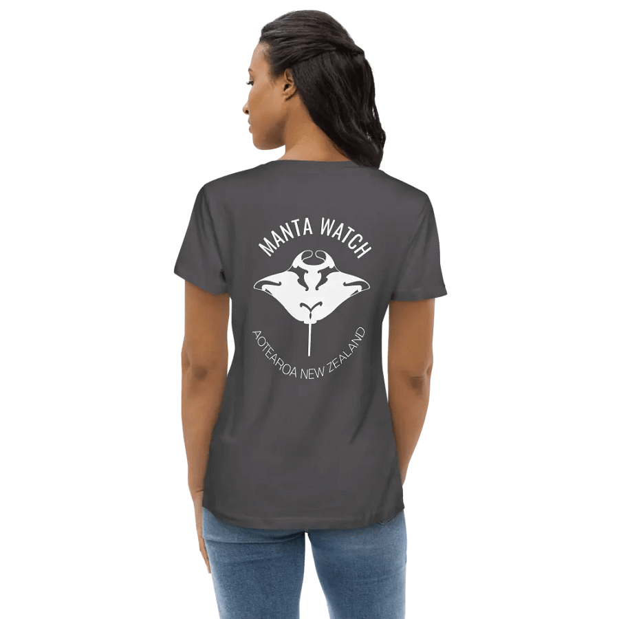 NZ Manta Tee - Black Logo (Slim) product image (2)
