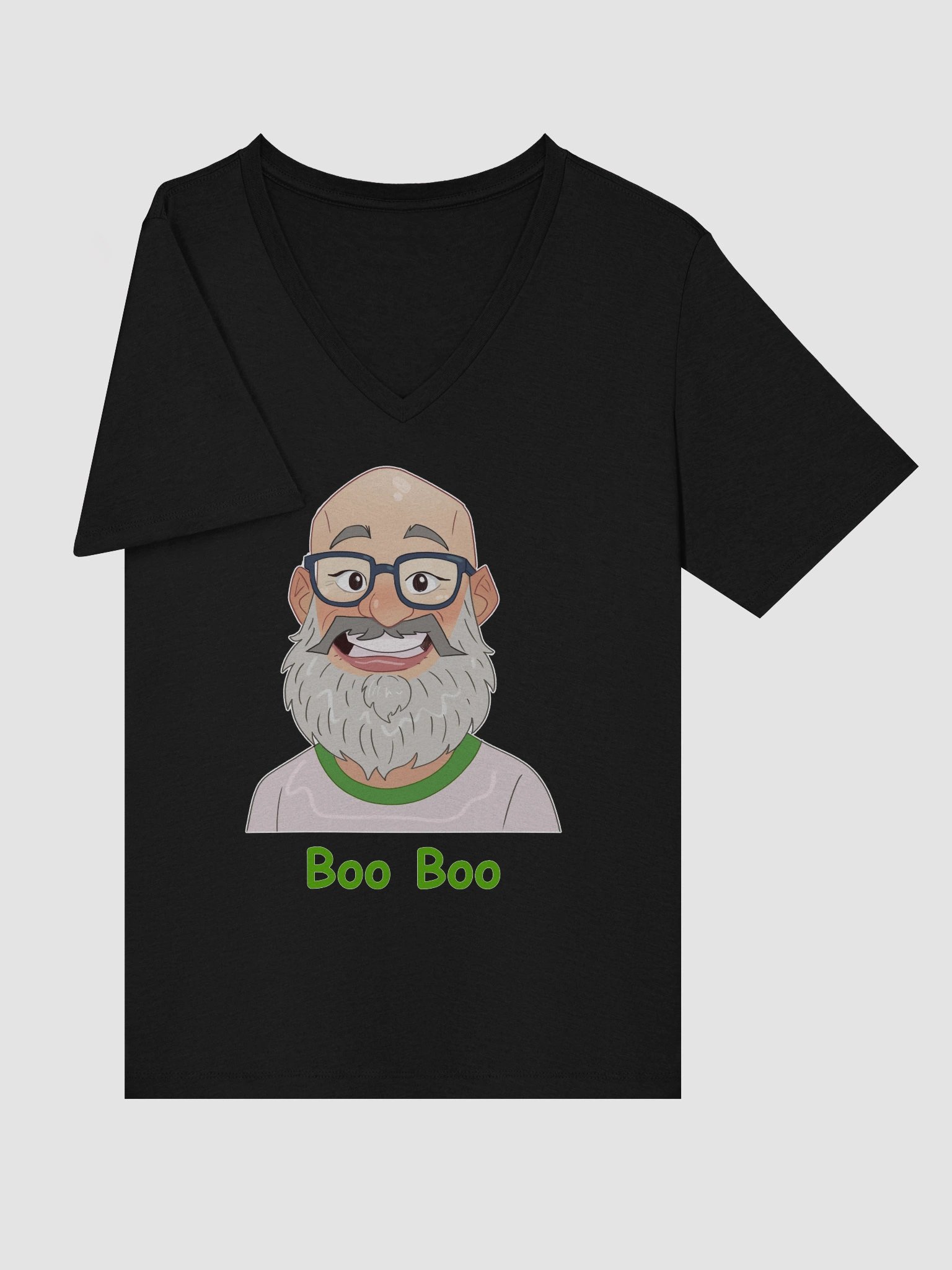 Women's Boo Boo V Neck Tee Shirt product image (34)