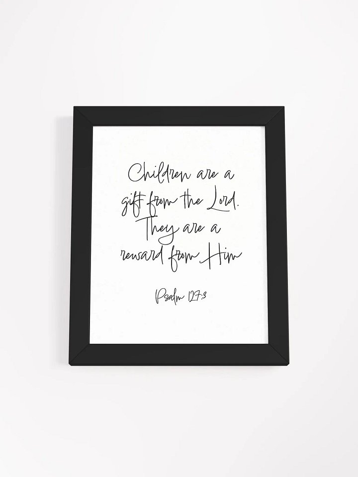Children are a Gift - Framed product image (3)