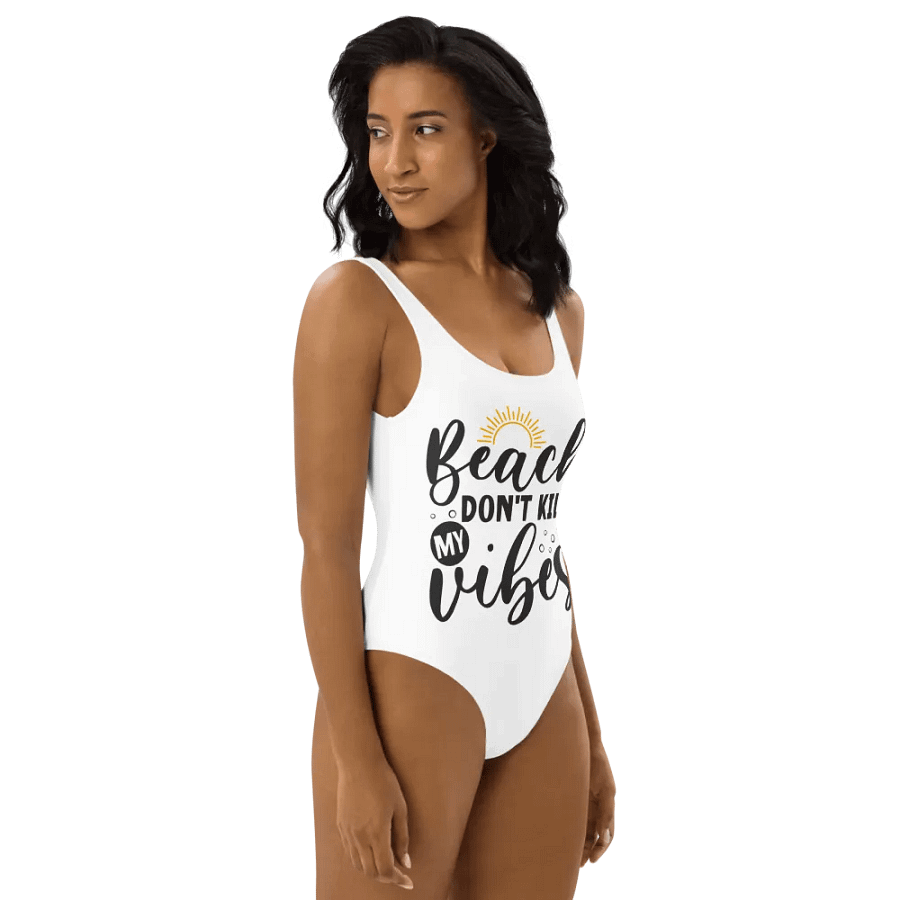 'Beach, Don't Kill my Vibes' One-Piece Swimsuit product image (10)