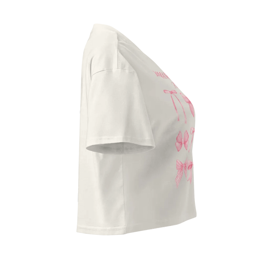 Romance Reader (bows) | Crop Tee product image (4)