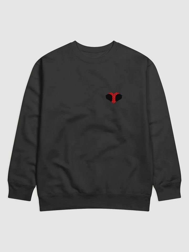 Valentine Matching Road Helmet Heart Crewneck (Right) product image (1)