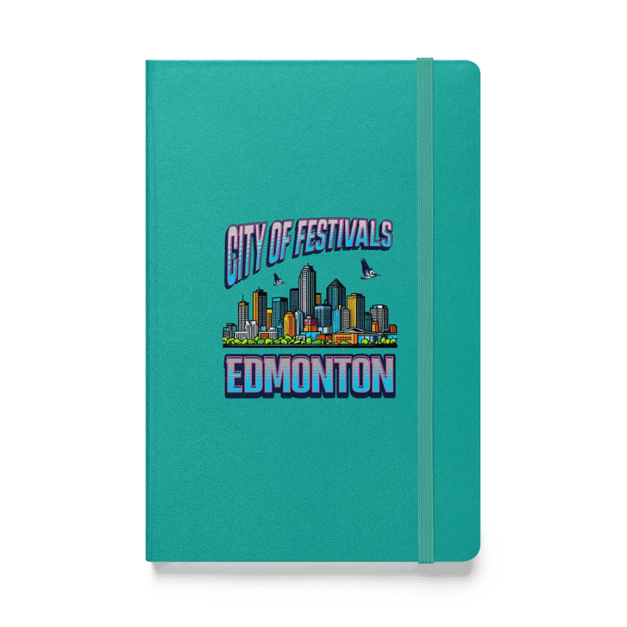 City of Festivals Edmonton Hardcover Notebook product image (1)