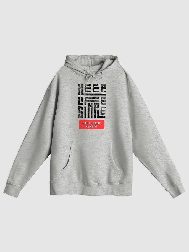 Keep Life Simple - Sweat Shirt Black Text product image (3)