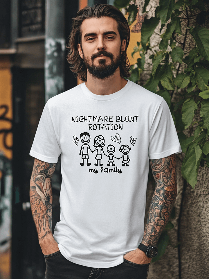 Nightmare Blunt Rotation My Family Shirt product image (1)