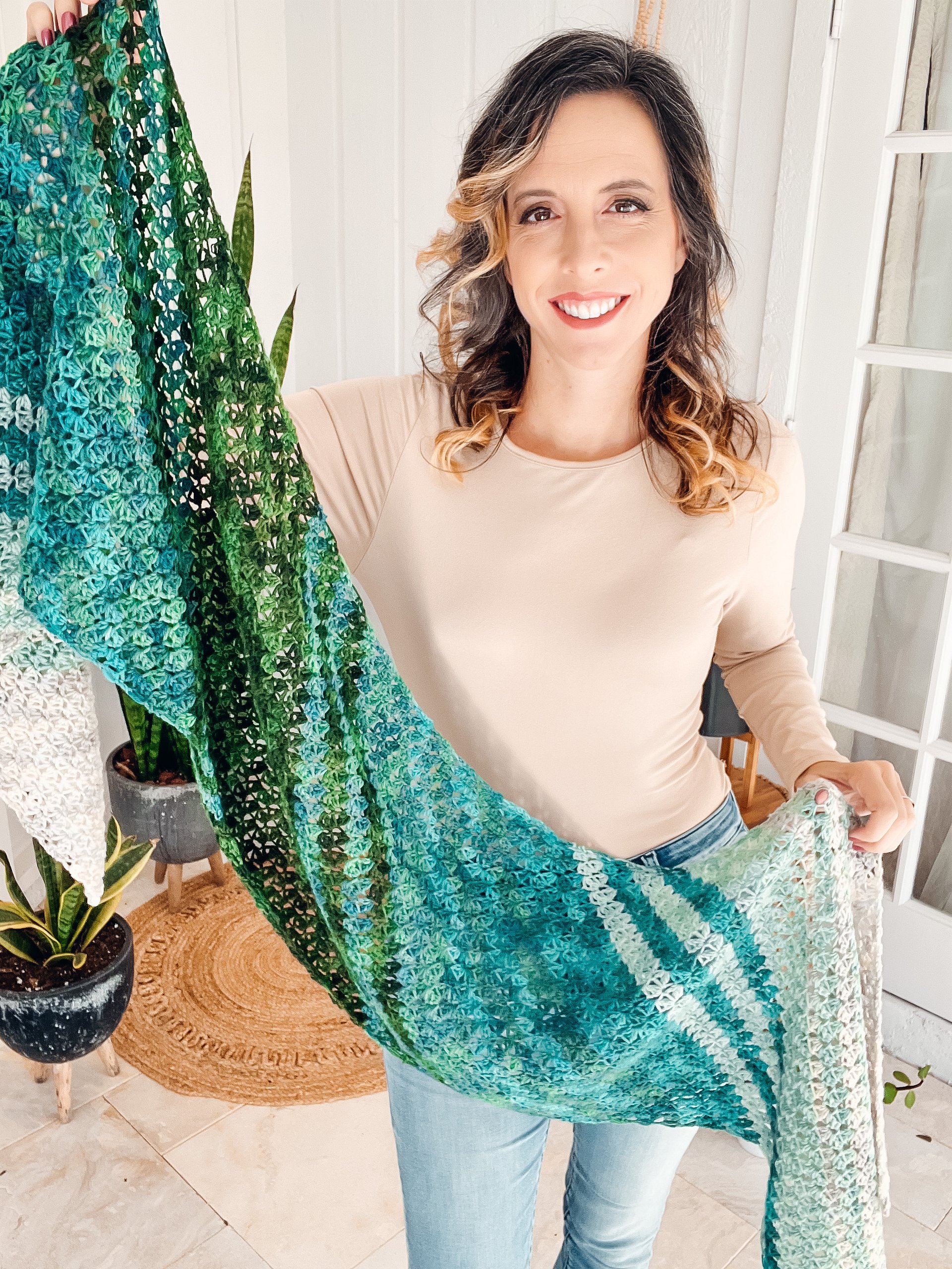 Easily Crochet The On The Bias Shawl product image (5)