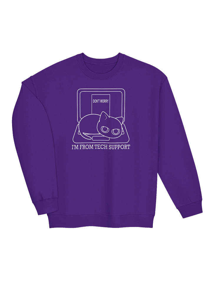 Cat on Laptop - Unisex Adult Sweatshirt product image (20)