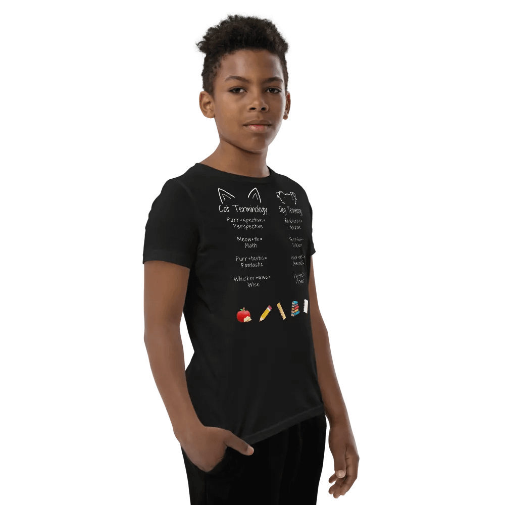 cat & dog school terminology t-shirt product image (9)